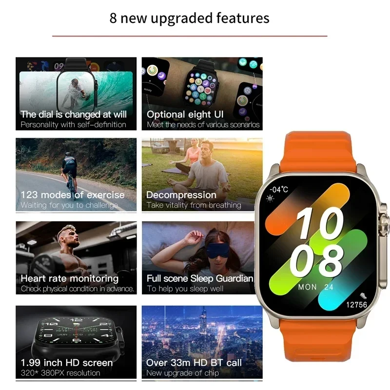 New Watch T10 Ultra Smart Watc - Smartwatch Watches For Girls 评论和价格