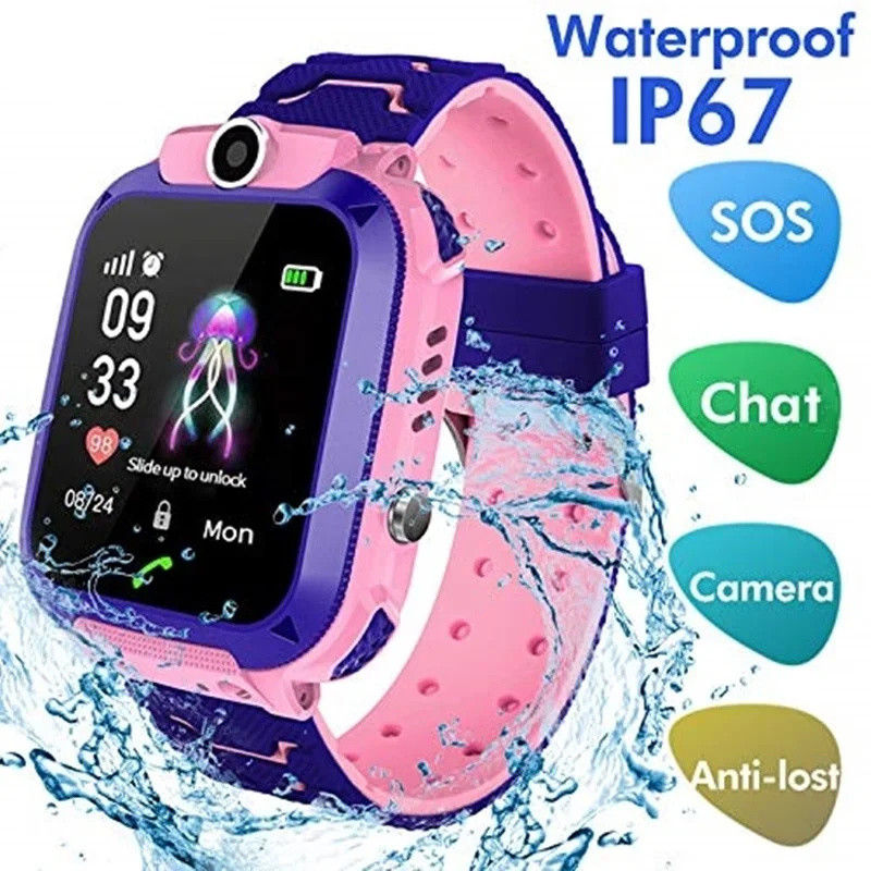 2G Kids Smart Watch SOS Call L - Smartwatch Digital Watches For Kid Girl 评论和价格