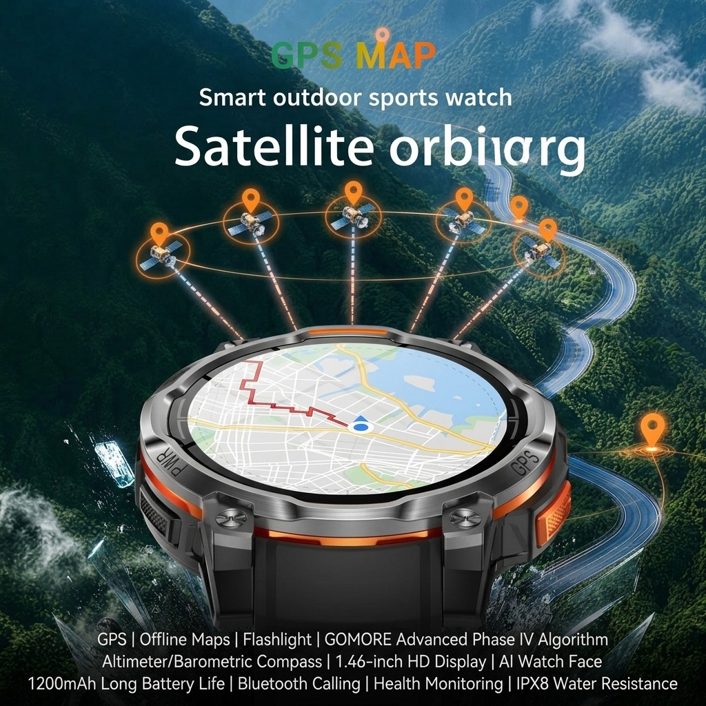 2026New Military VWAR GPS Smar - Watch Vs Smartwatch 评论和价格