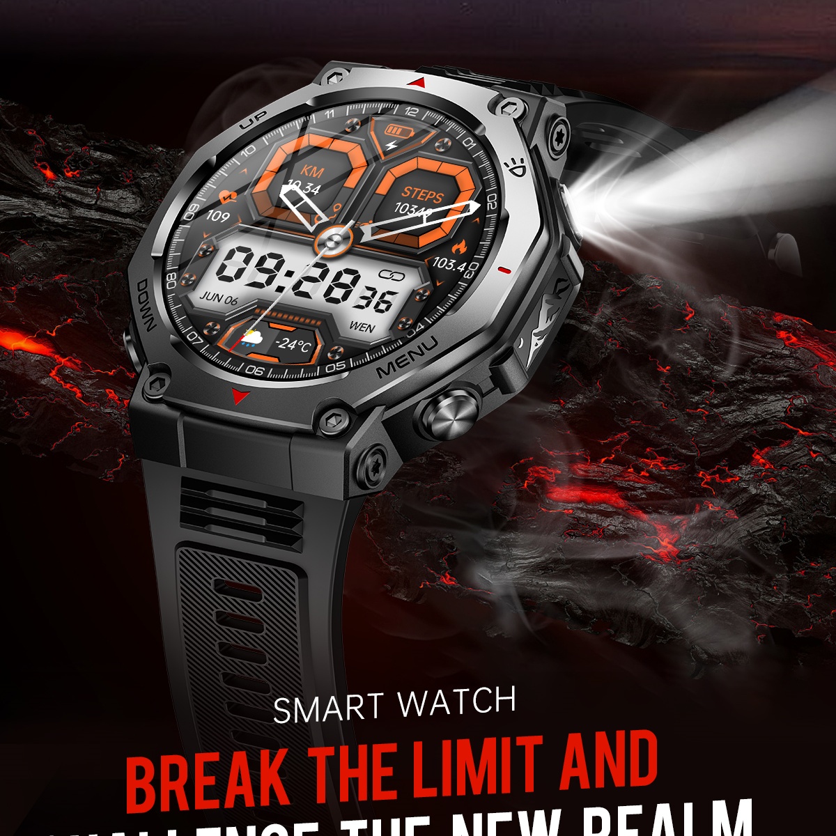 For Android IOS New AMOLED Sma - Watch Vs Smartwatch 评论和价格