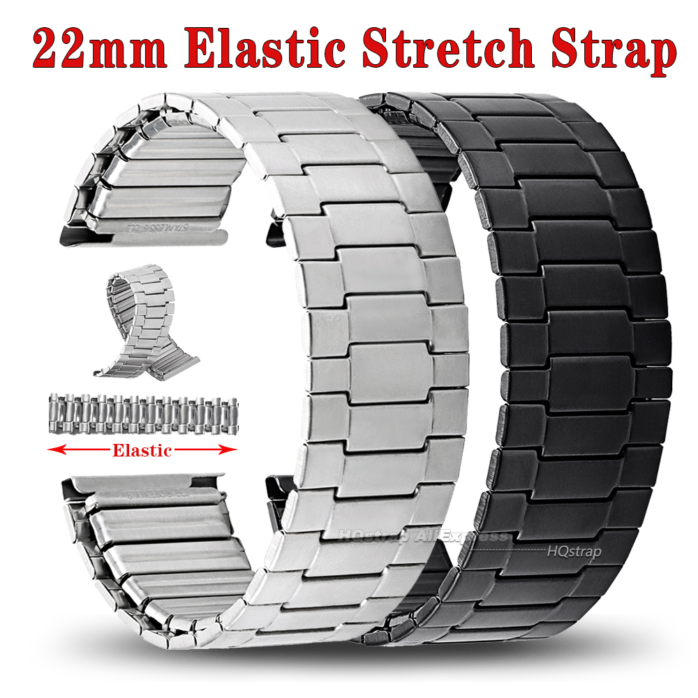 Elastic Steel Watch Strap 22mm - Watches Rolex Smartwatch 评论和价格