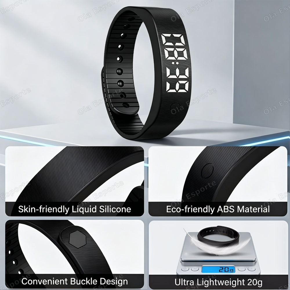 Vibrating Alarm Clock Watch He - Smartwatch Watches Price 评论和价格