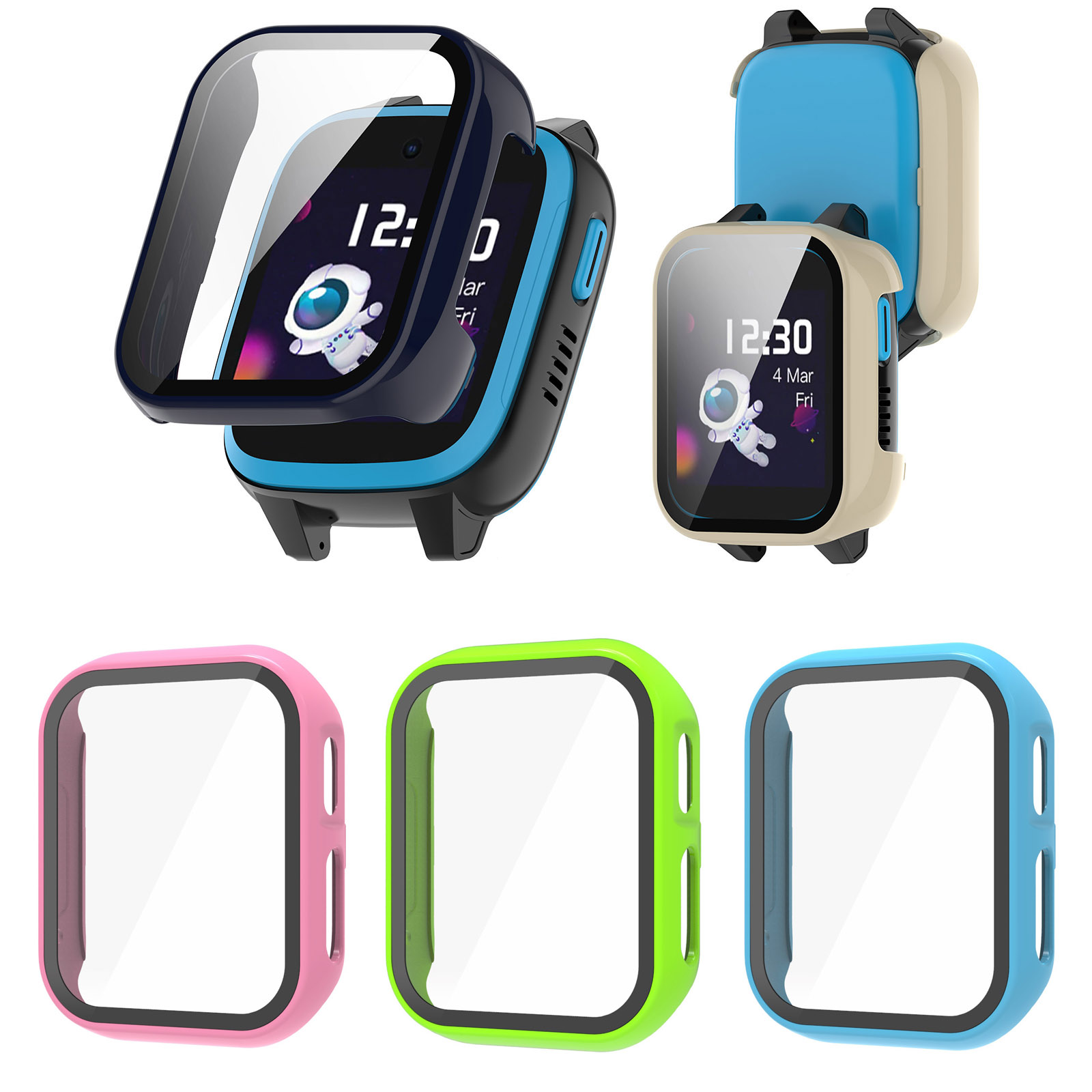 Hard Edge Shell Glass Screen P - Smartwatch Watches For Kids 评论和价格