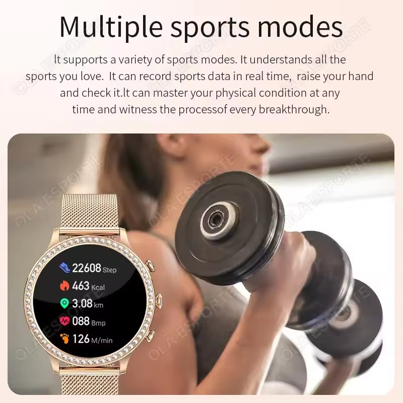 Elegant Ladies' Smartwatch Blu - Watches Ladies Smartwatch 评论和价格
